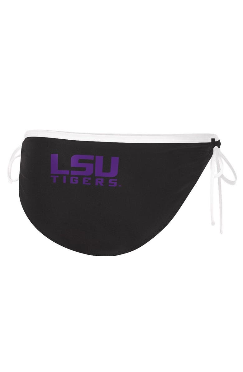 G-III 4HER BY CARL BANKS Women's G-III 4Her by Carl Banks Black LSU Tigers Perfect Match Bikini Bottom, Alternate, color,