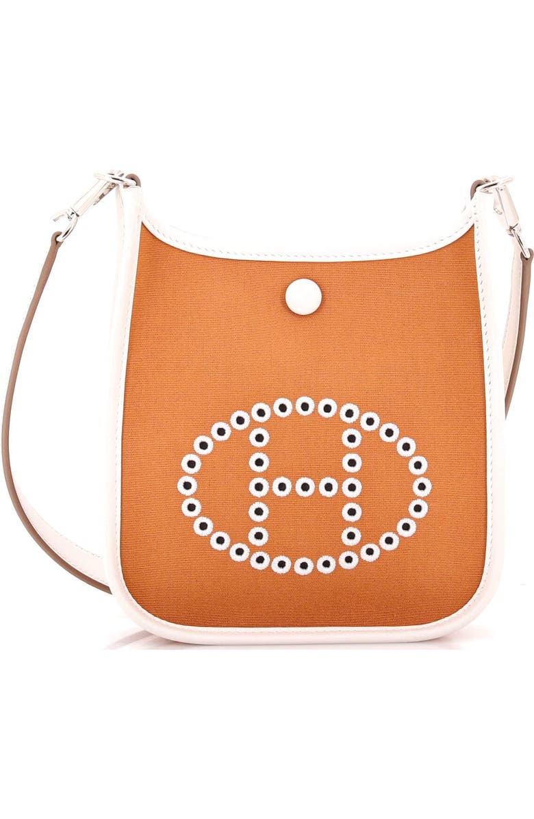 Pre-Owned Hermes Neo Evelyne Bag Toile and Leather TPM, Main, color, Dune