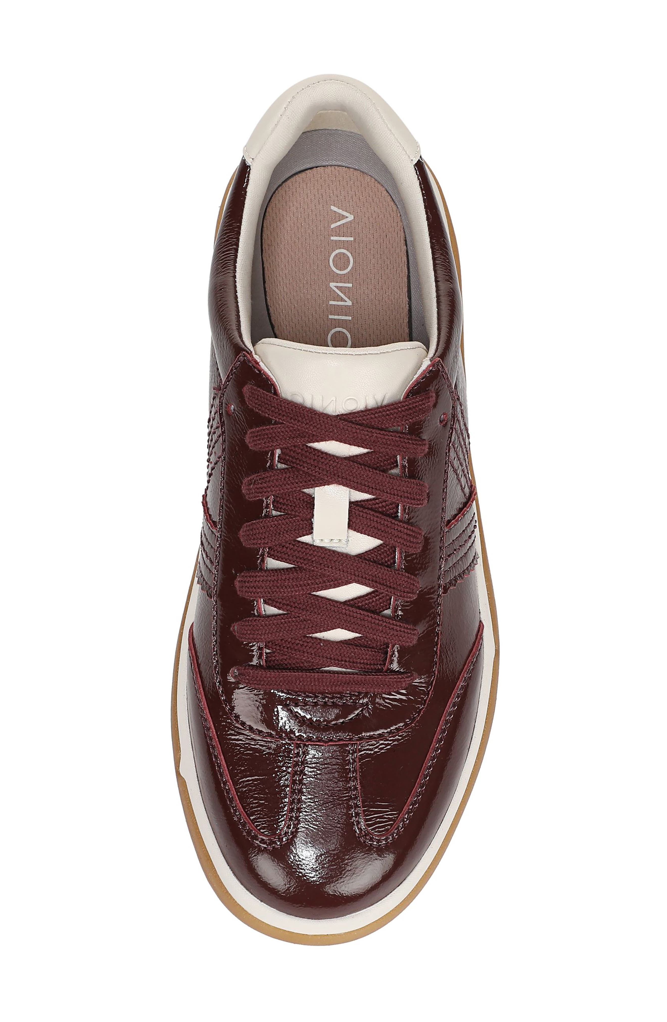 City Walk Sneaker, Alternate, color, REDWOOD WINE LEATHER