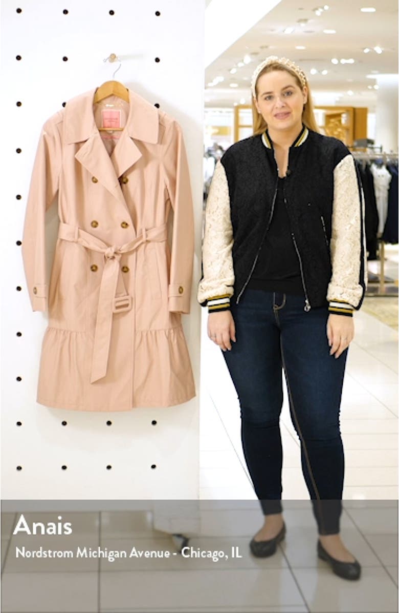 belted trench coat, sales video thumbnail