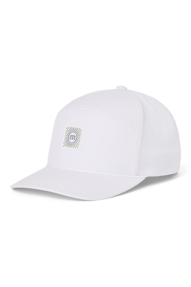 Travelogue Snapback Baseball Cap, Main, color, WHITE