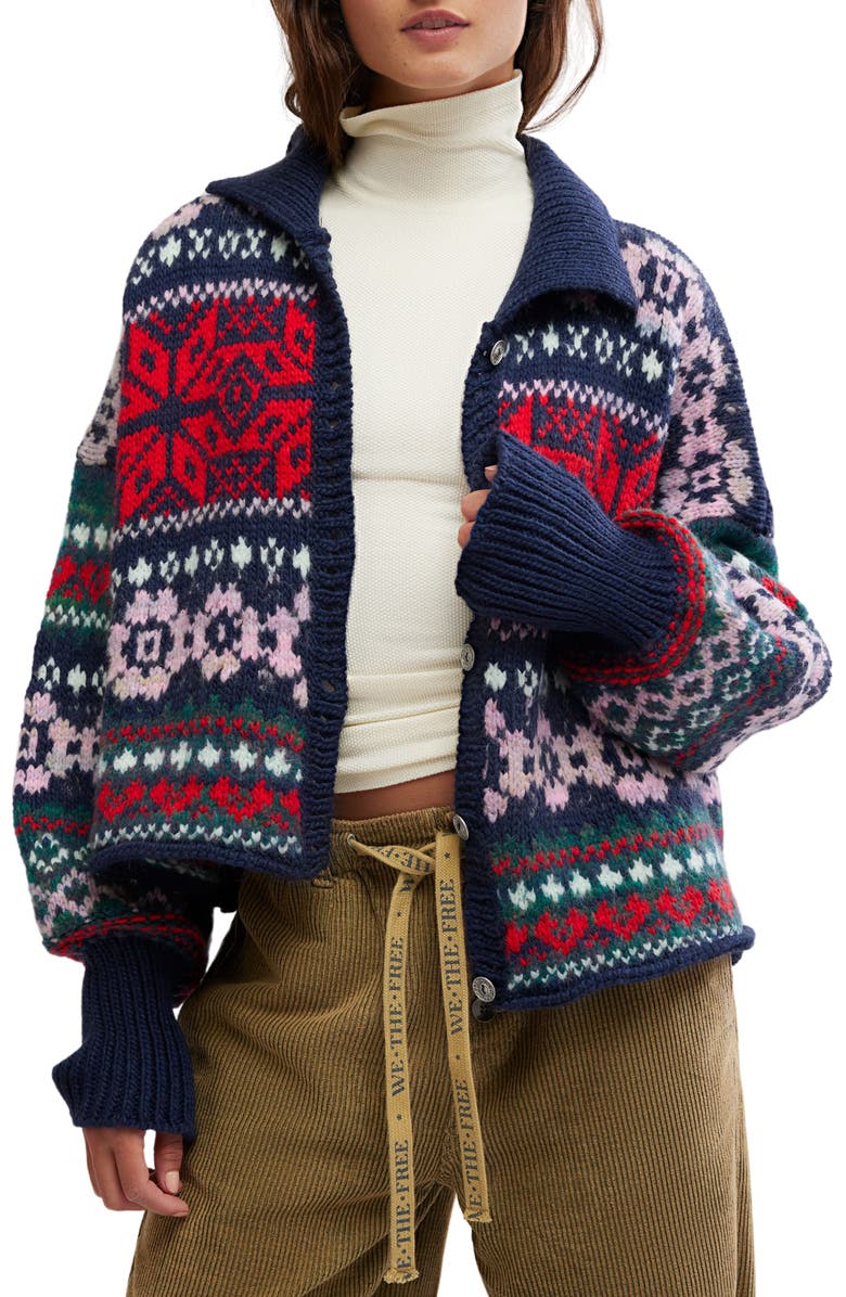 Free People Snowdrift Cardigan, Main, color,