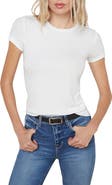 L'AGENCE Ressi Crewneck Short Sleeve T-Shirt