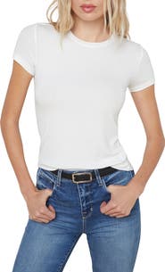L'AGENCE Ressi Crewneck Short Sleeve T-Shirt