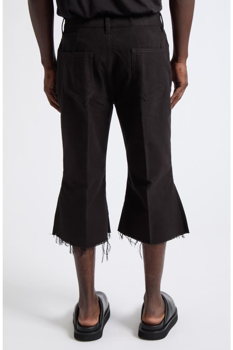 Bolan Cotton Twill Cutoff Jeans, Alternate, color, BLACK