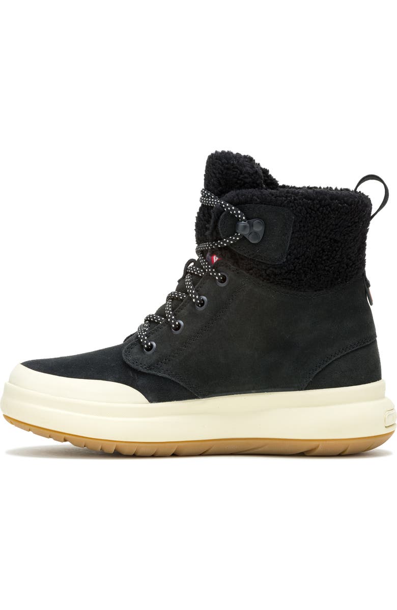 Merrell Marquette Thermo Waterproof Faux Shearling Lined Boot, Alternate, color, Black