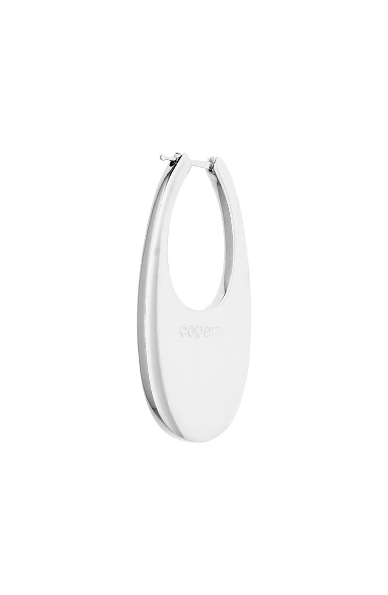 Coperni Swipe Medium Lacquered Enamel Earrings, Alternate, color, 