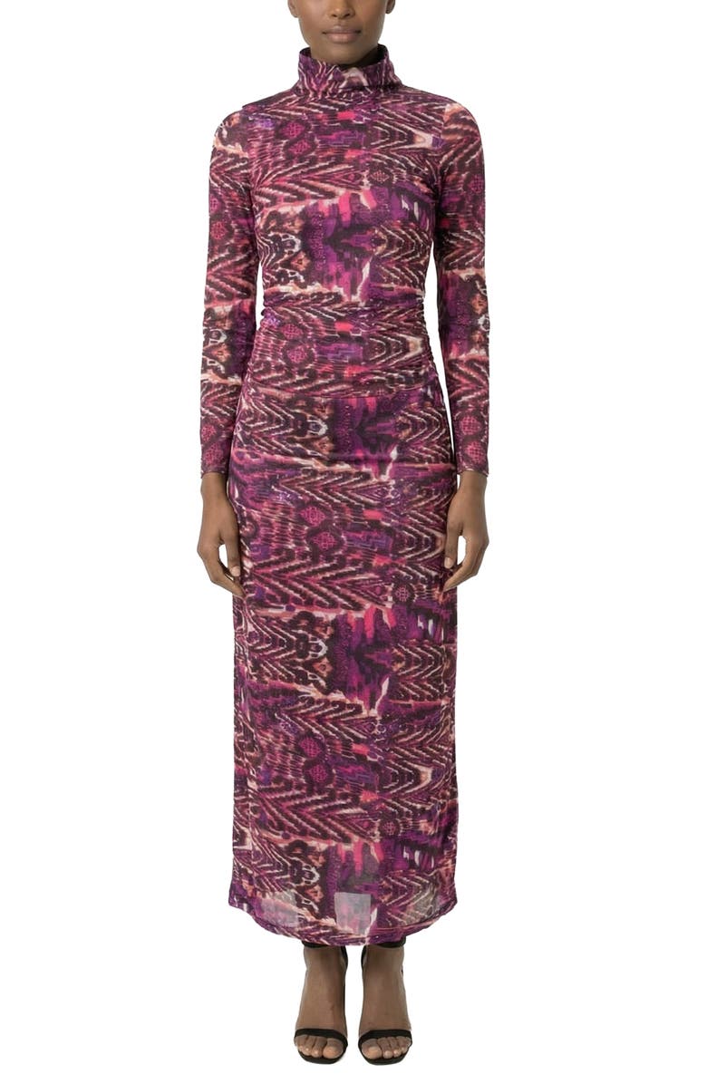 AREA STARS Lee Midi Jersey Skirt, Main, color, Purple