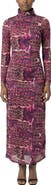 AREA STARS Lee Midi Jersey Skirt