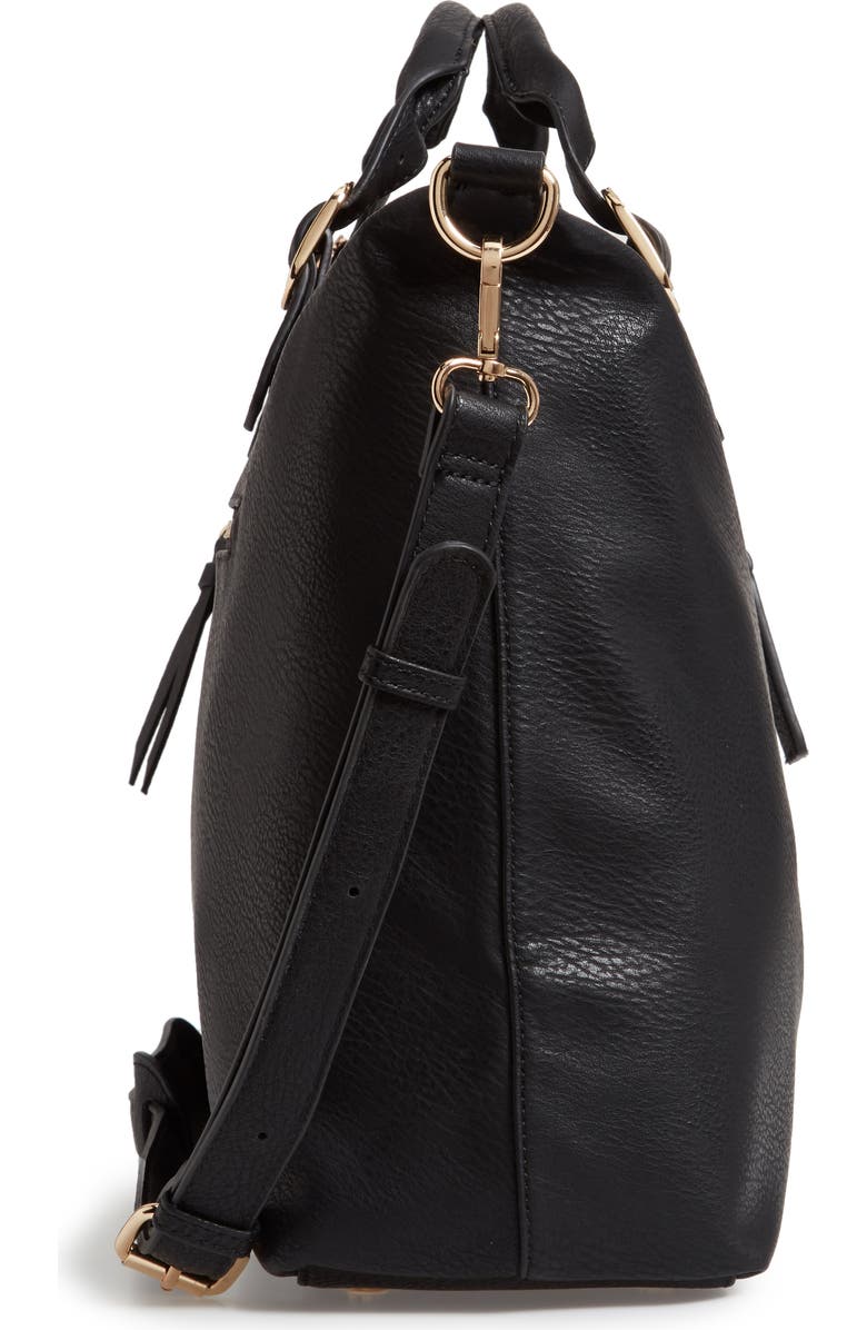 Sole Society Grant Faux Leather Weekend Bag, Alternate, color,