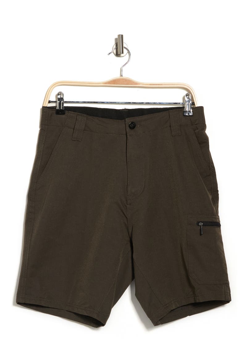 TRUNKS SURF AND SWIM CO Multi Functional Cargo Shorts, Alternate, color, ARMY GREEN