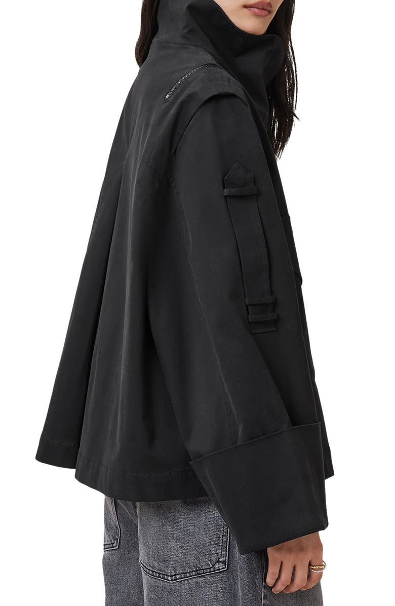 AllSaints Leighton Cotton Blend Utility Jacket, Alternate, color,