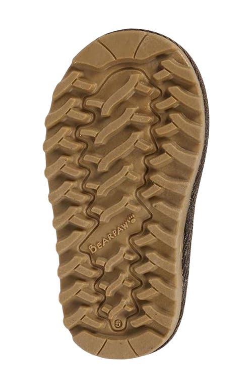 Bearpaw Kids' Suede Faux Fur Lined Boot In Animal Print