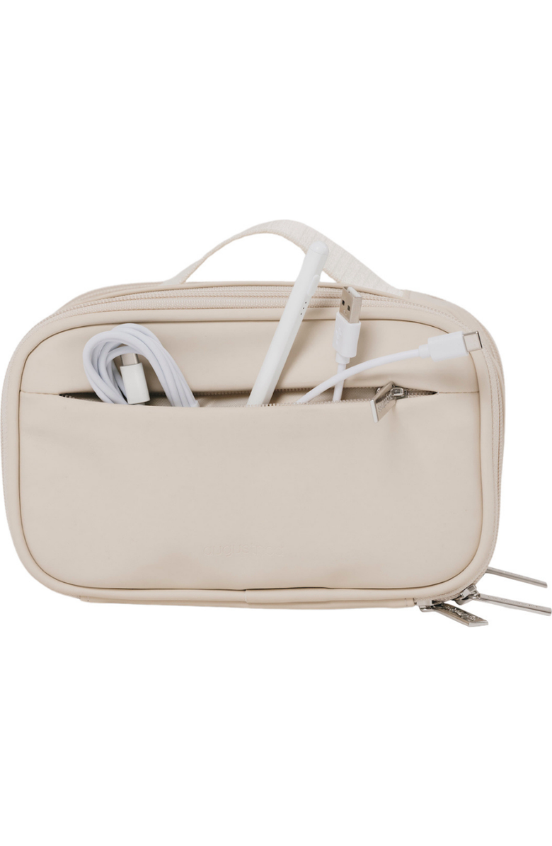 AUGUSTNOA Tech Organizer, Main, color, Cream