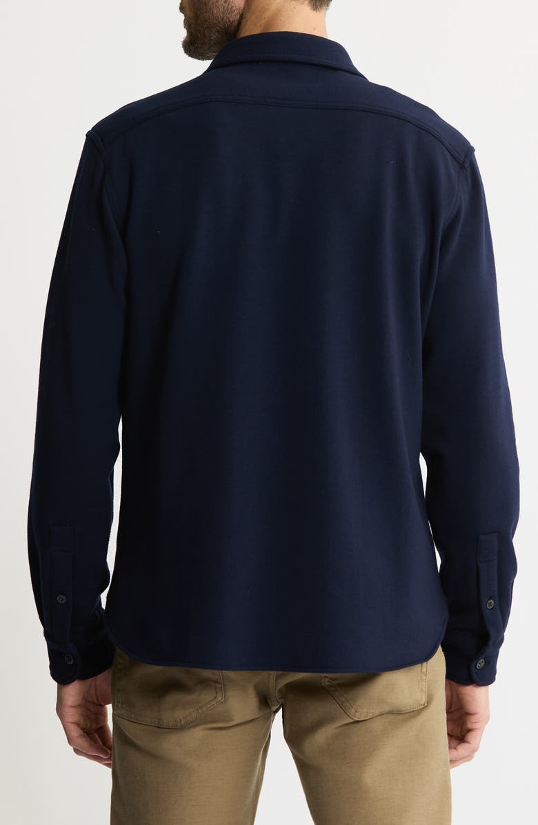 JACHS Knit Shirt Jacket, Alternate, color, Navy