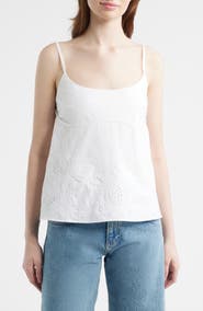 rag & bone Maggie Embroidered Cotton Camisole
