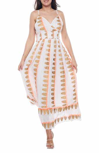RANEES Smocked Maxi Sundress