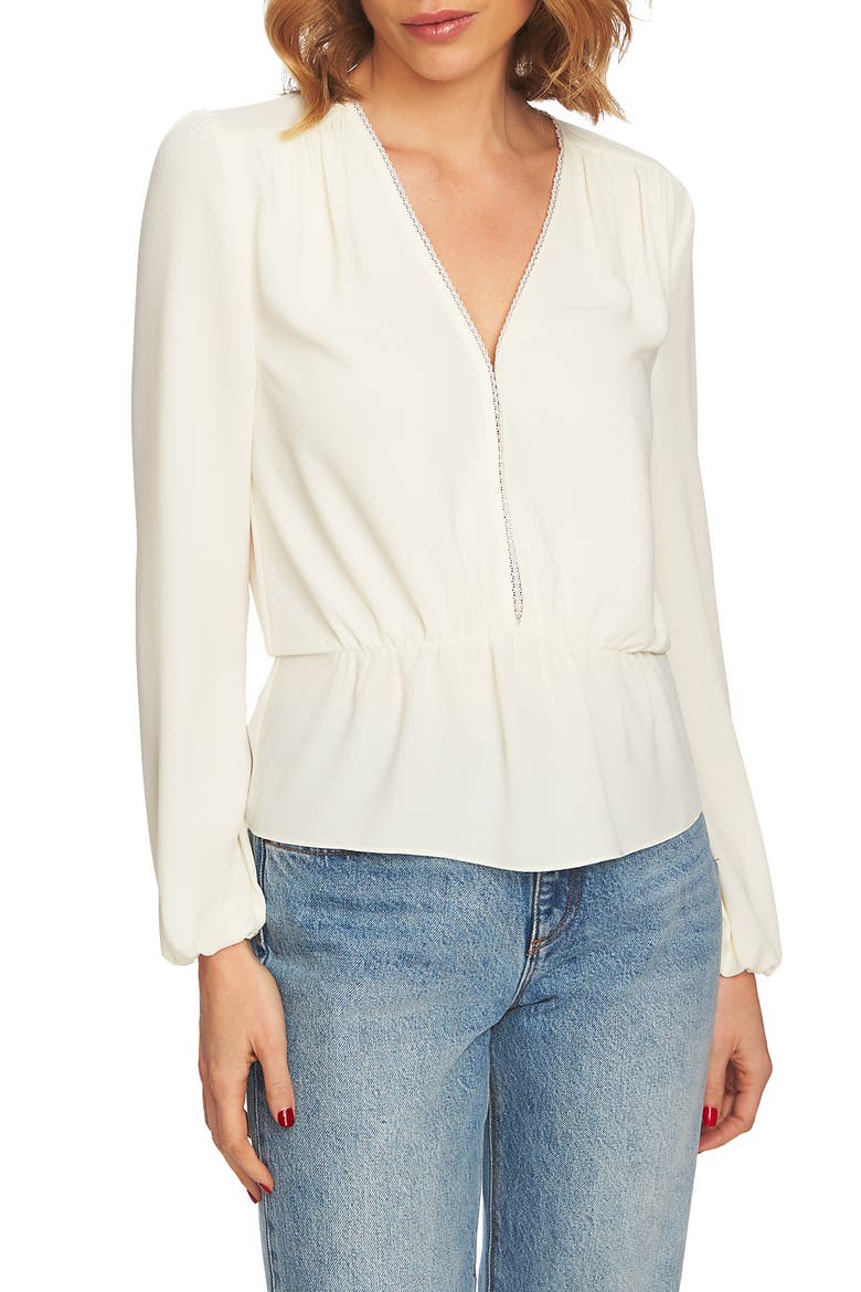 V-Neck Peplum Blouse video