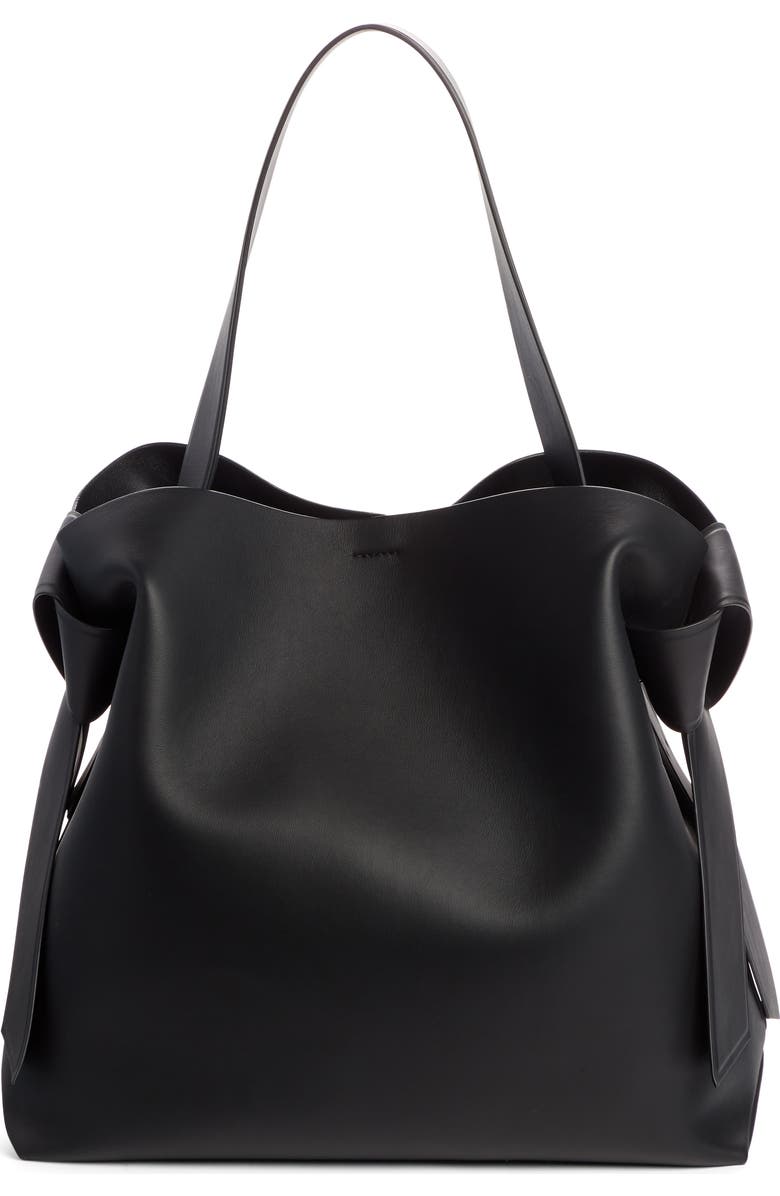 Acne Studios Midi Musubi Leather Bag, Alternate, color,