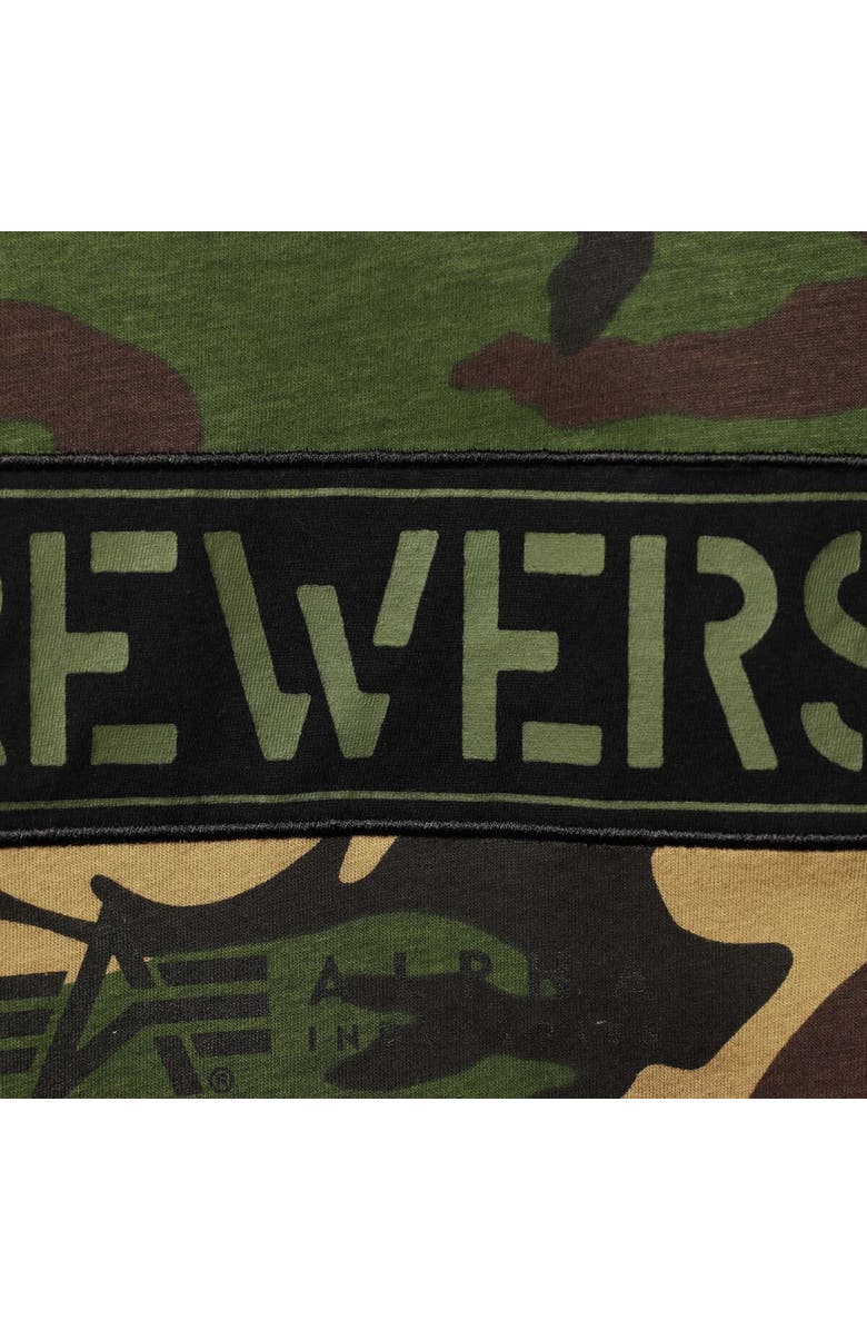 New Era Men's New Era Camo Milwaukee Brewers Club T-Shirt, Alternate, color, Camo