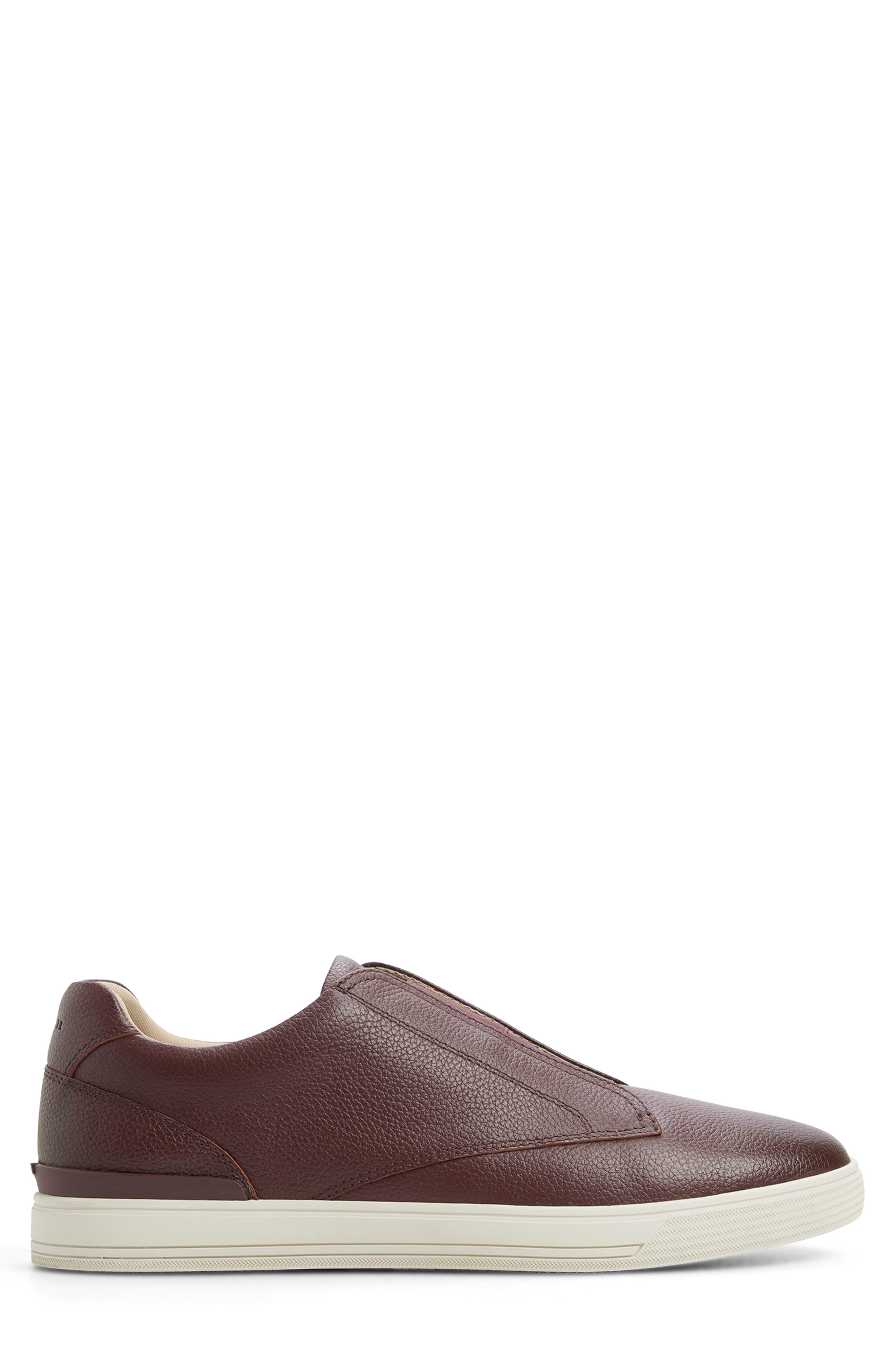 Brenton Slip-On Sneaker, Alternate, color, BROWN