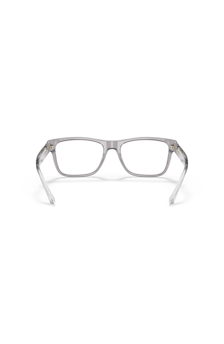 Versace 57mm Rectangle optical glasses, Alternate, color, Grey