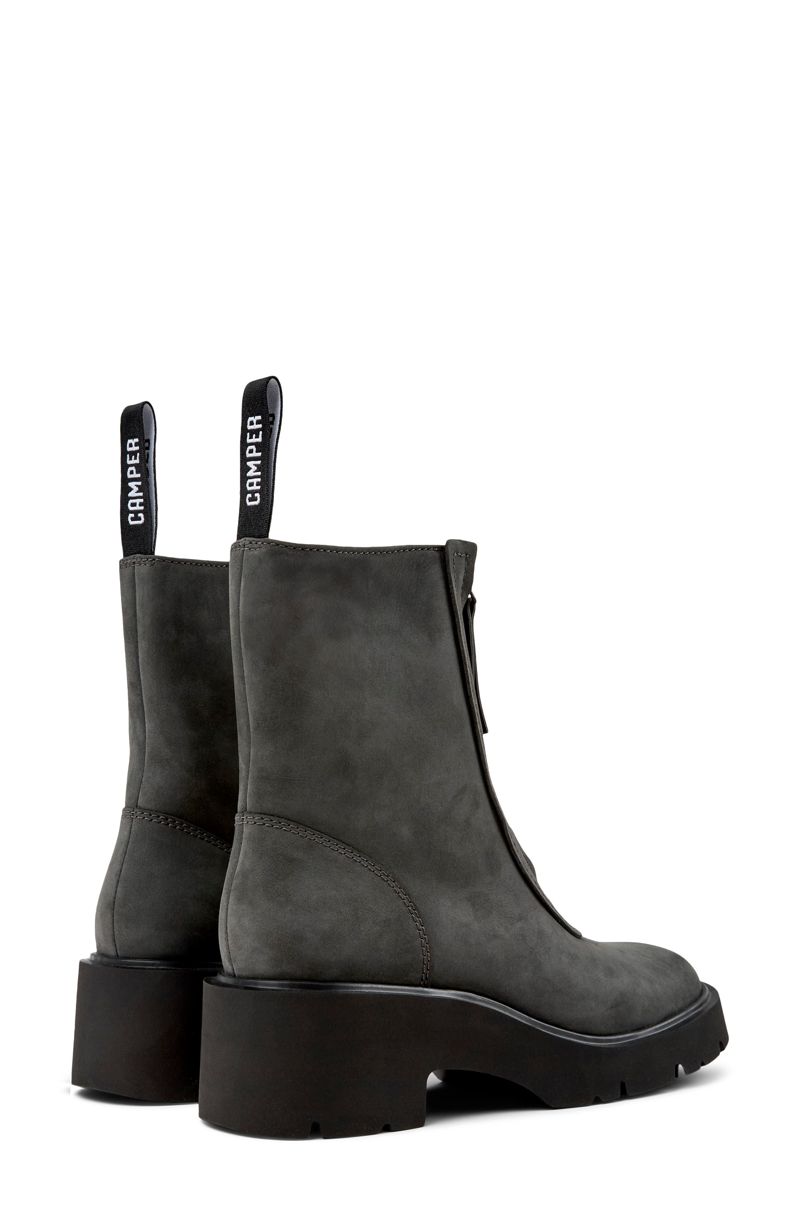 Camper Milah Front Zip Boot, Alternate, color, 