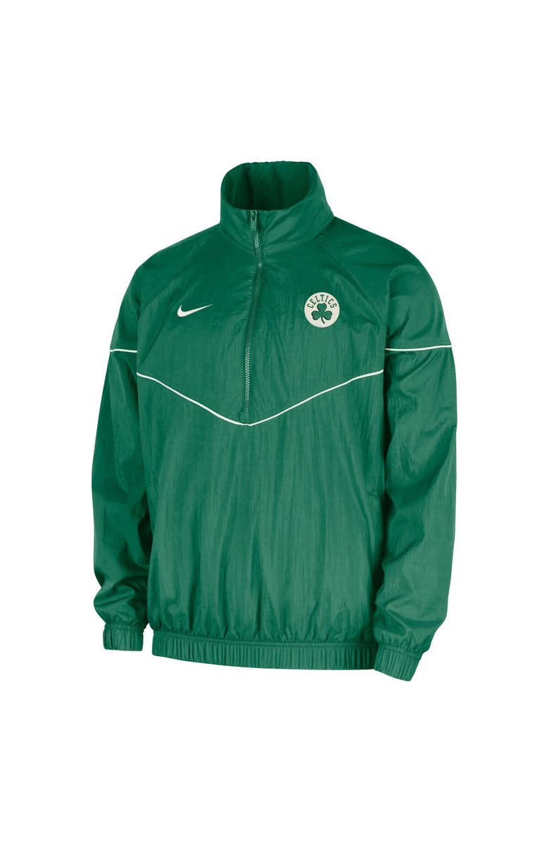 Nike Men's Nike Kelly Green Boston Celtics Courtside Windrunner Woven Half-Zip Jacket, Alternate, color, Kelly Green