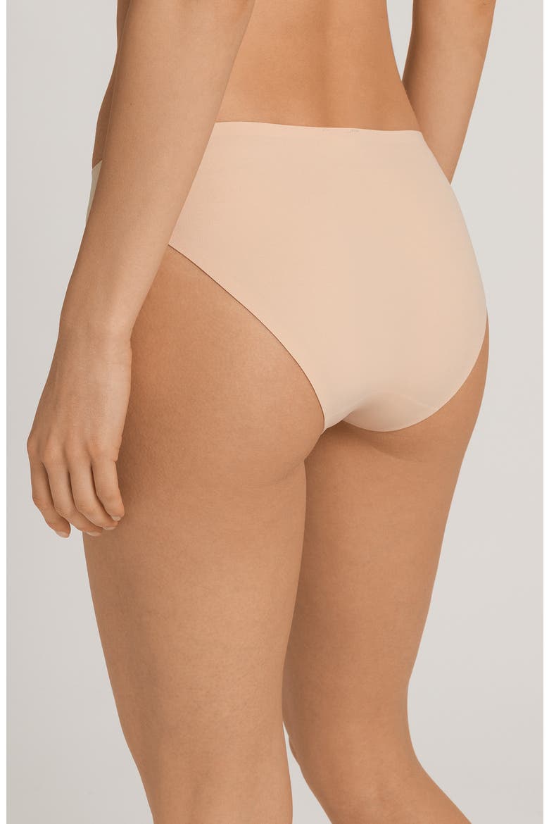 Invisible Touch High Cut Bikini, Alternate, color, BEIGE