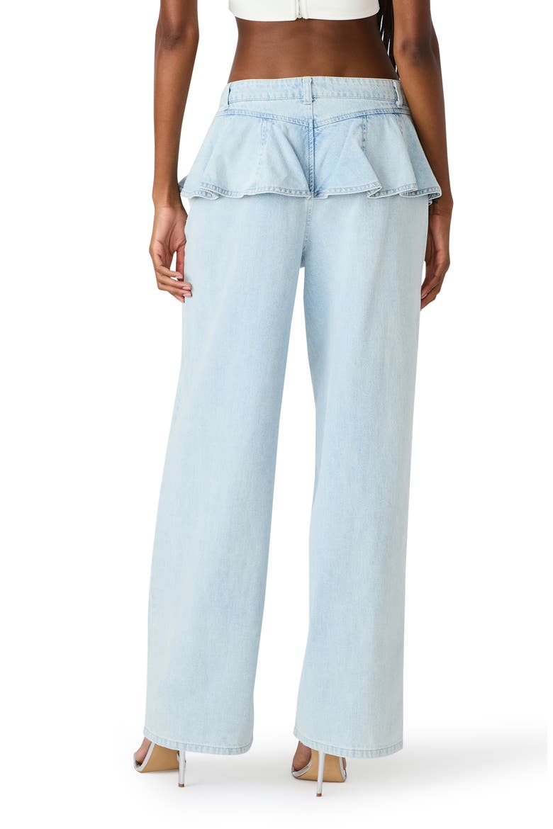 Chlo Flounce Detail Jeans, Alternate, color, SULPHUR SPRING