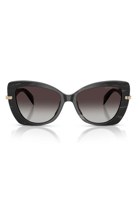 Atlanta 55mm Gradient Butterfly Sunglasses