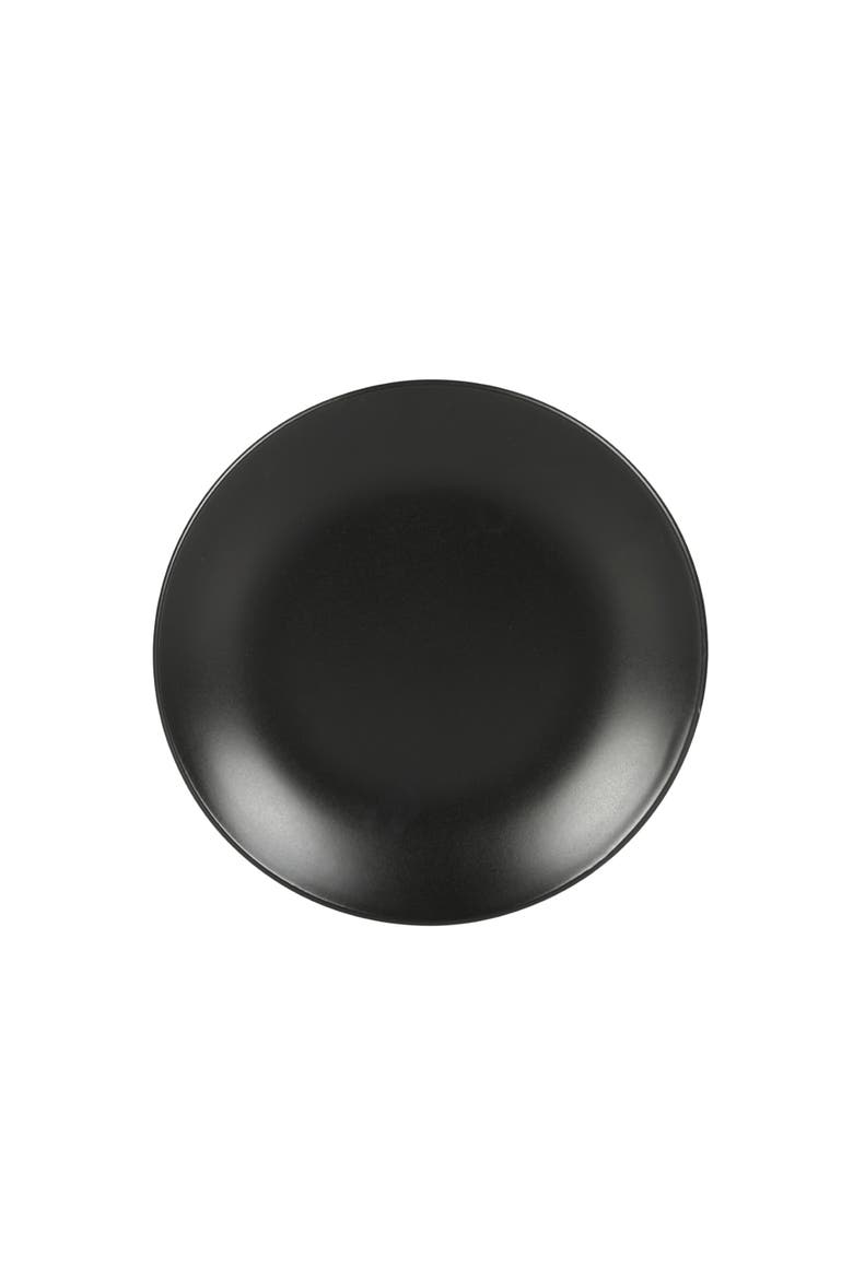 Queenslane Double Bowl Plates and Bowls Dinnerware Set, Alternate, color, Black