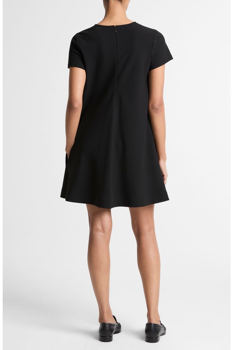 Bias Swing Dress, Alternate, color, BLACK