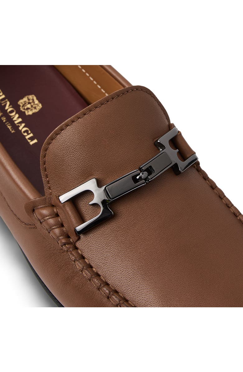 Bruno Magli Taso Bit Driving Loafer, Alternate, color, Cognac Leather