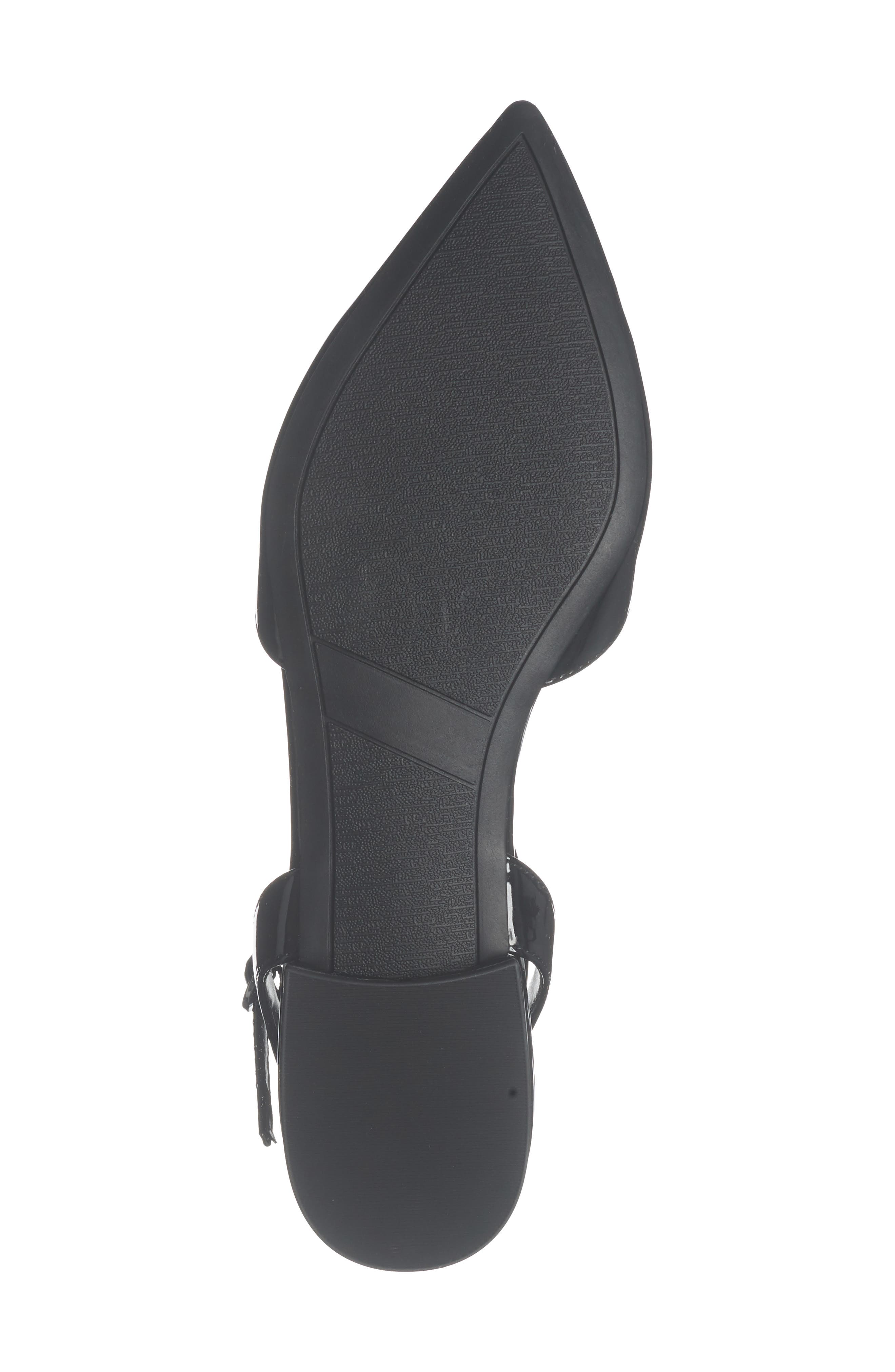 NORDSTROM RACK Beverly Pointed Toe Flat, Alternate, color, Black