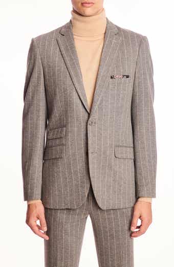 PAISLEY & GRAY Dover Slim Fit Gray Pinstripe Blazer