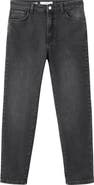 MANGO Claudia Crop Slim Fit Jeans