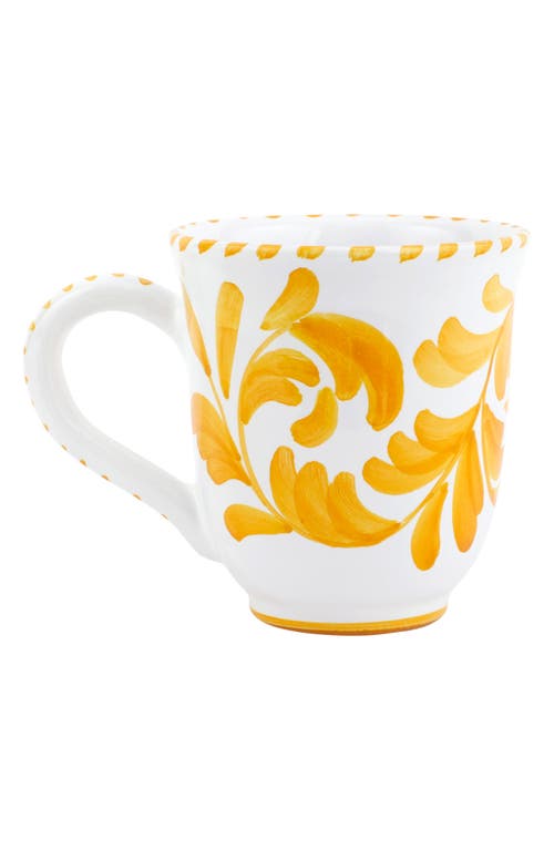 Vietri Arezzo Mug In Yellow