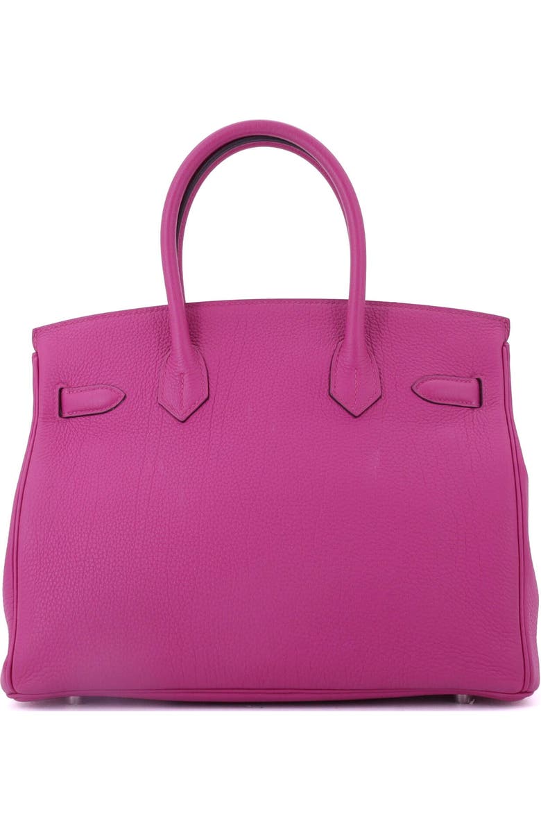 Pre-Owned Hermes Birkin Handbag Pink Togo with Palladium Hardware 30, Alternate, color, Rose Pourpre