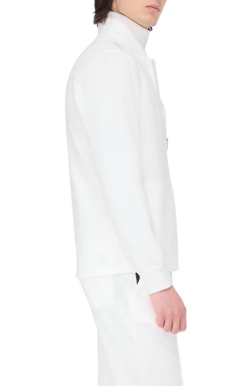 Bugatchi Performance Knit Jacket In Chalk