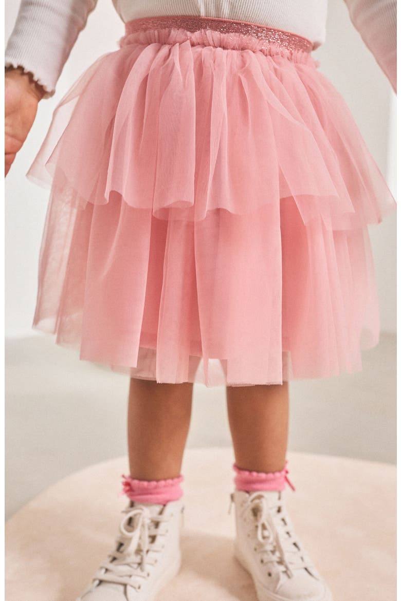 Kids' Tulle Tutu Skirt, Alternate, color, PINK