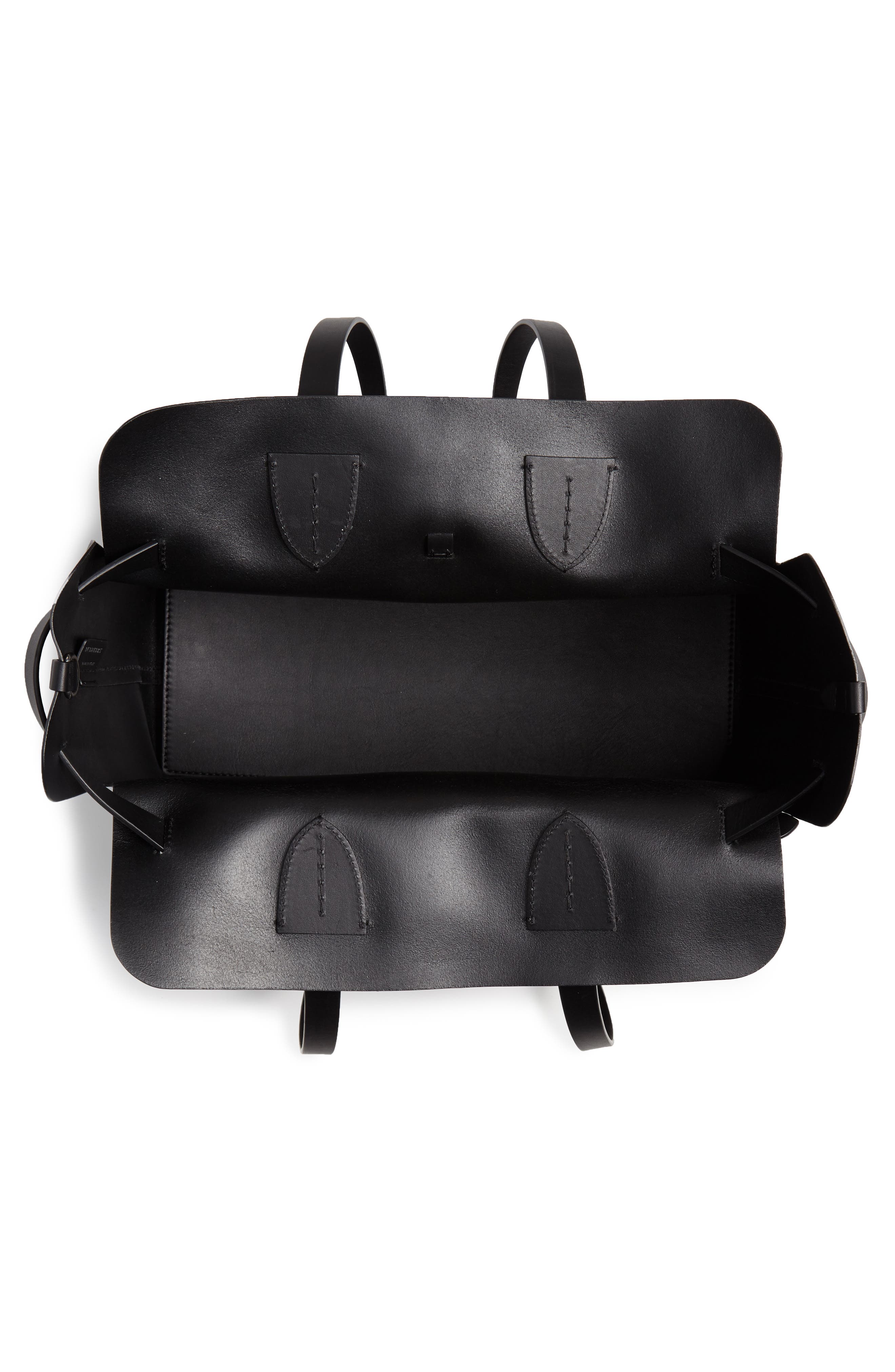 Burberry Medium Belt Bag Leather Tote, Alternate, color, 