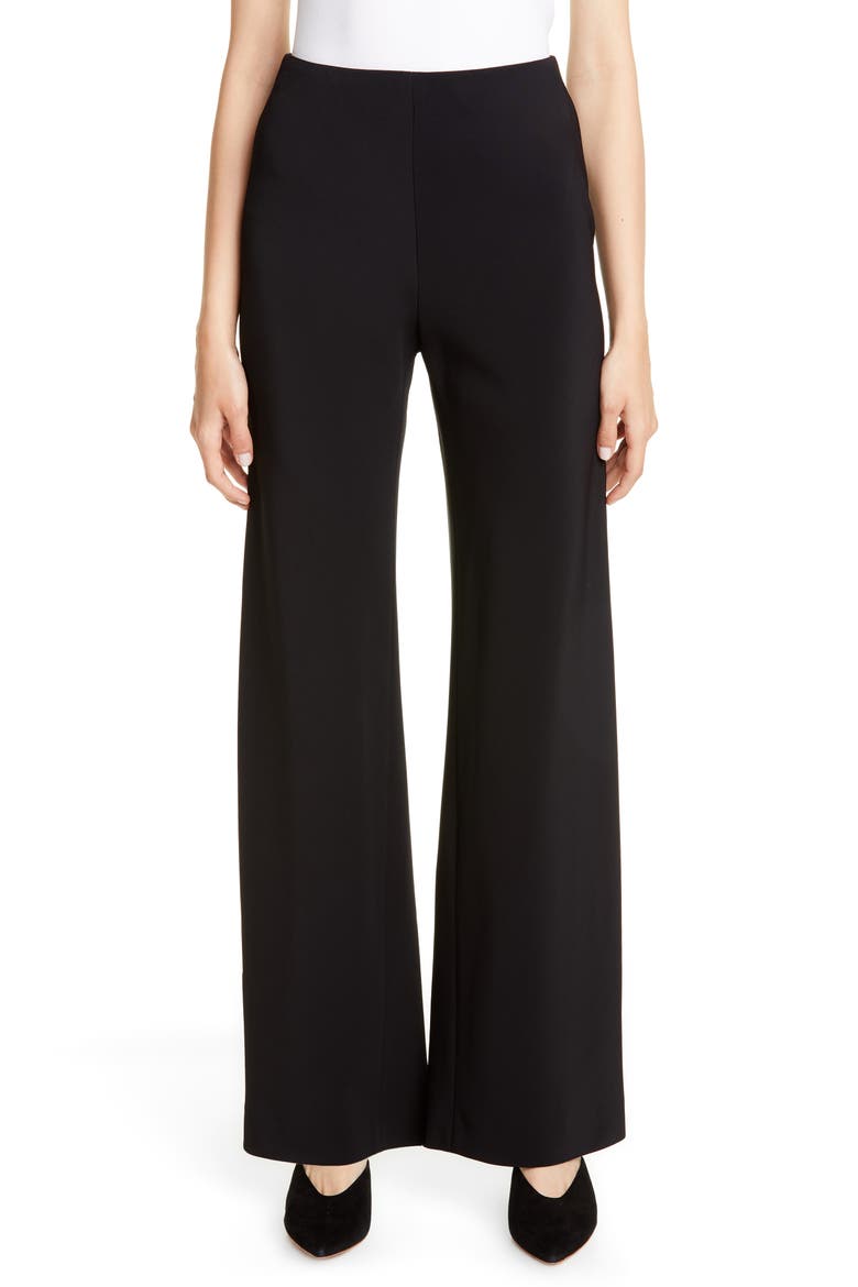 Stretch Jersey Pants, Main, color, BLACK