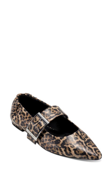 Cormic Mary Jane Pointed Toe Flat (Women)