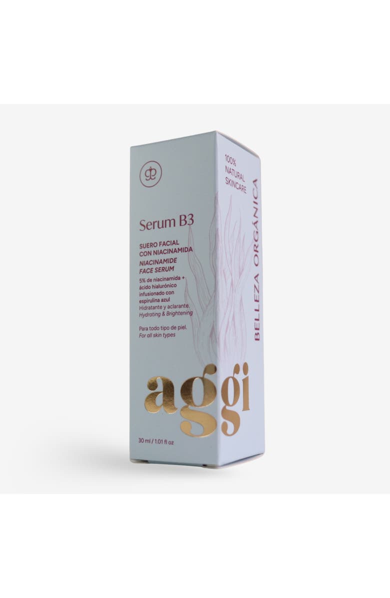 Aggi Beauty B3 Radiance Niacinamide & Spirulina Brightening Face Serum, Alternate, color, NO COLOR