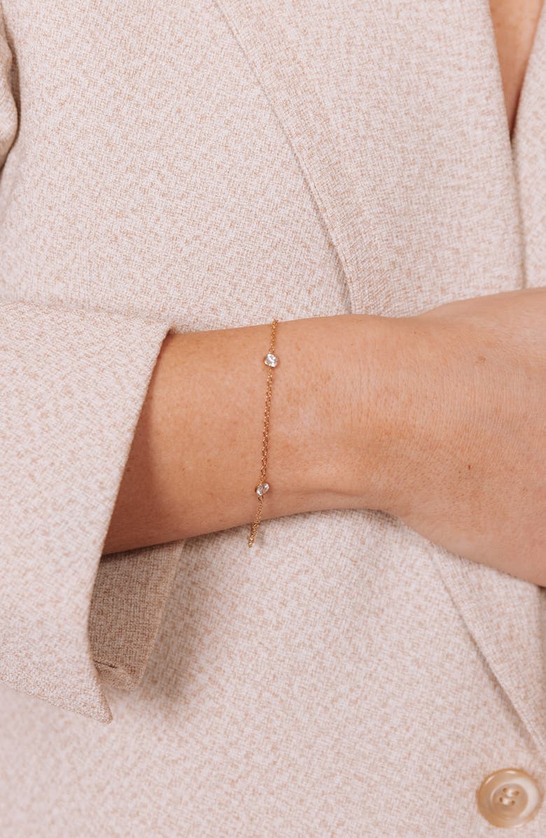 Set & Stones Faye Bracelet, Alternate, color, Gold