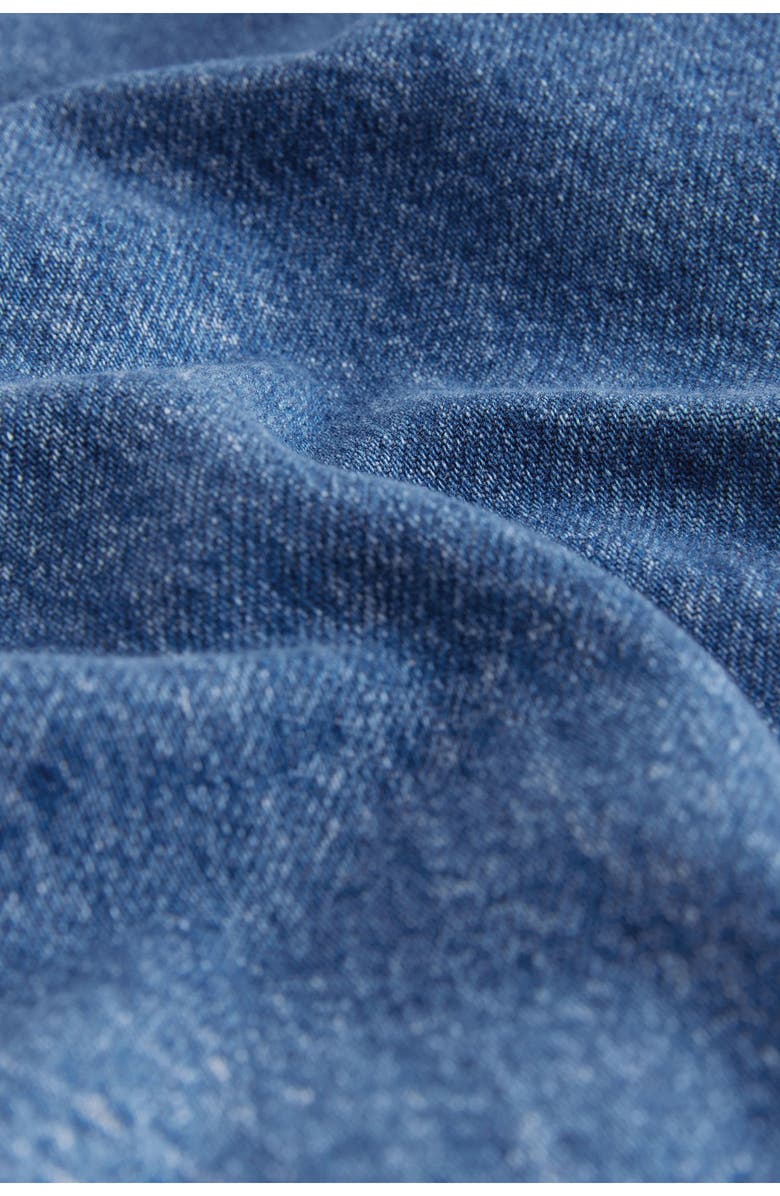 NEXT Front Tie Boxy Denim Jacket, Alternate, color,