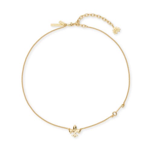 Lele Sadoughi Kappa Kappa Gamma Charm Necklace In Gold