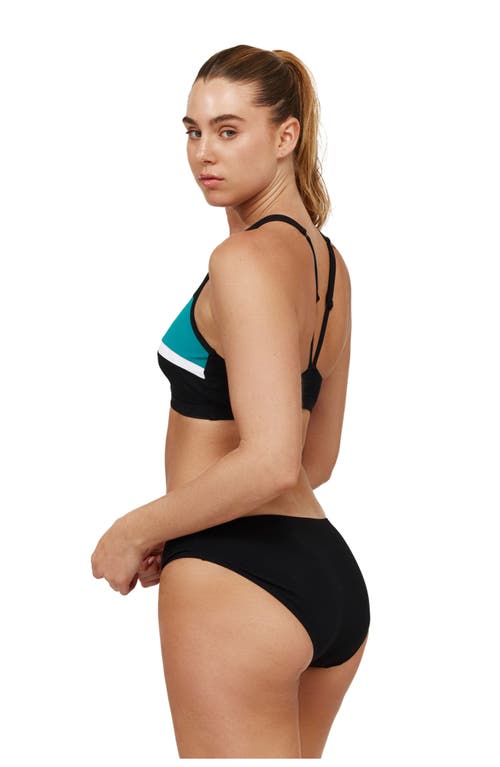 Free Sport By Gottex Aqua Chic High Neck Bikini Top In Multi