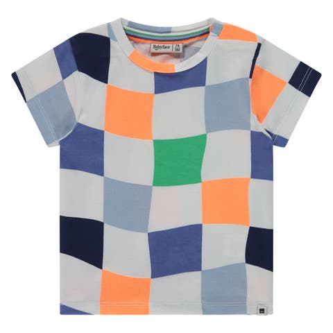 Wavy Checkered Pattern T-Shirt (Baby)